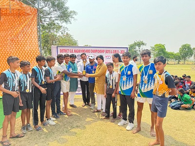 District kho kho championship going on at NCPE college Dhoom manikpur 2024-25